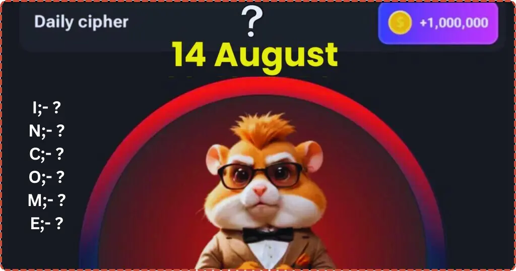 Hamster Kombat Daily Cipher Code August 14